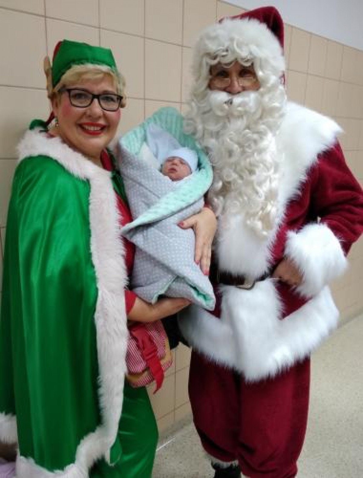 Mikołaj i Elf zdjęcia