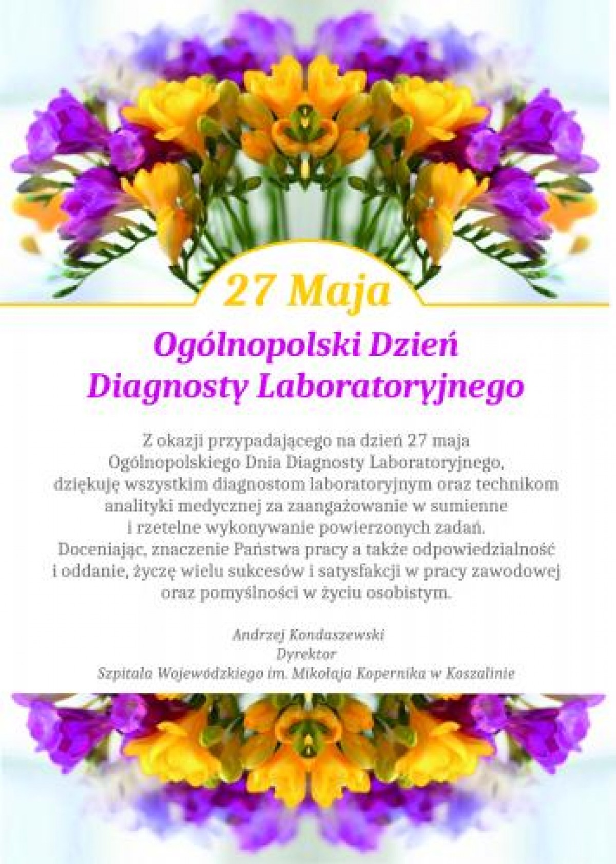 Ogólnopolski Dzień Diagnosty Laboratoryjnego