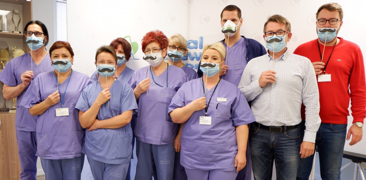 Akcja Movember - personel Oddziału Urologii zachęca do badań profilaktycznych