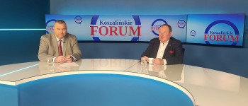 Dyrektor Andrzej Kondaszewski udziela wywiadu dziennikarzowi TV MAX