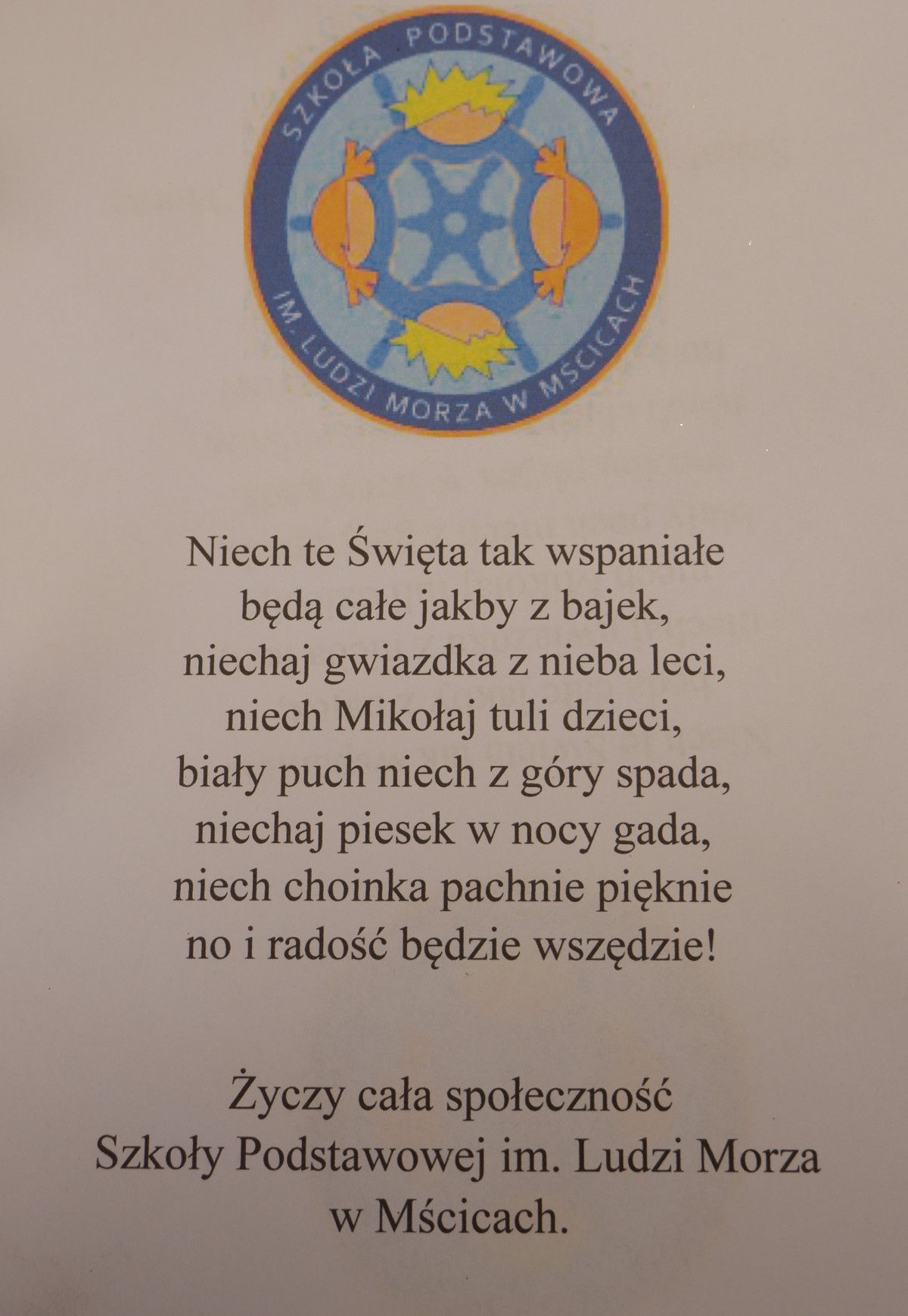 Piękne kartki z życzeniami  dla pacjentów od mieszkańców gminy Będzino
